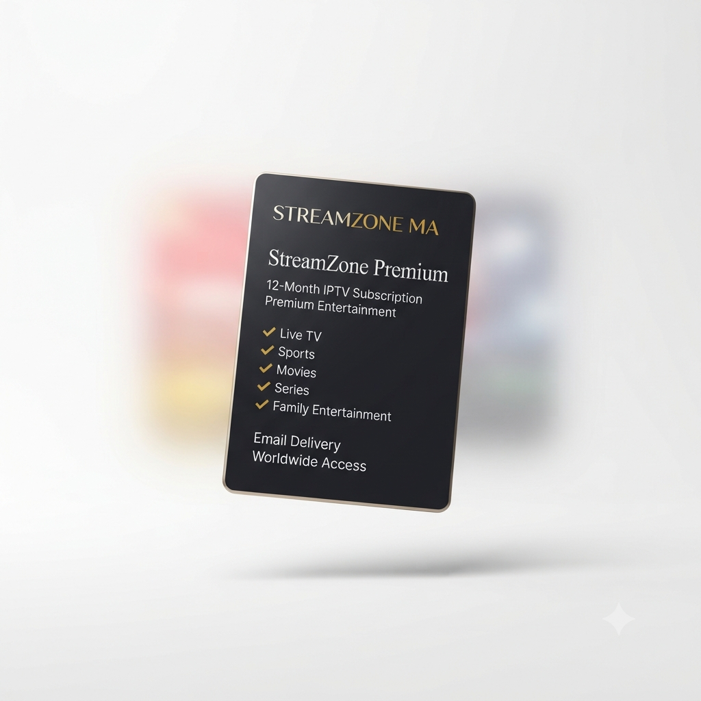 StreamZone Premium – 12-Month IPTV Subscription